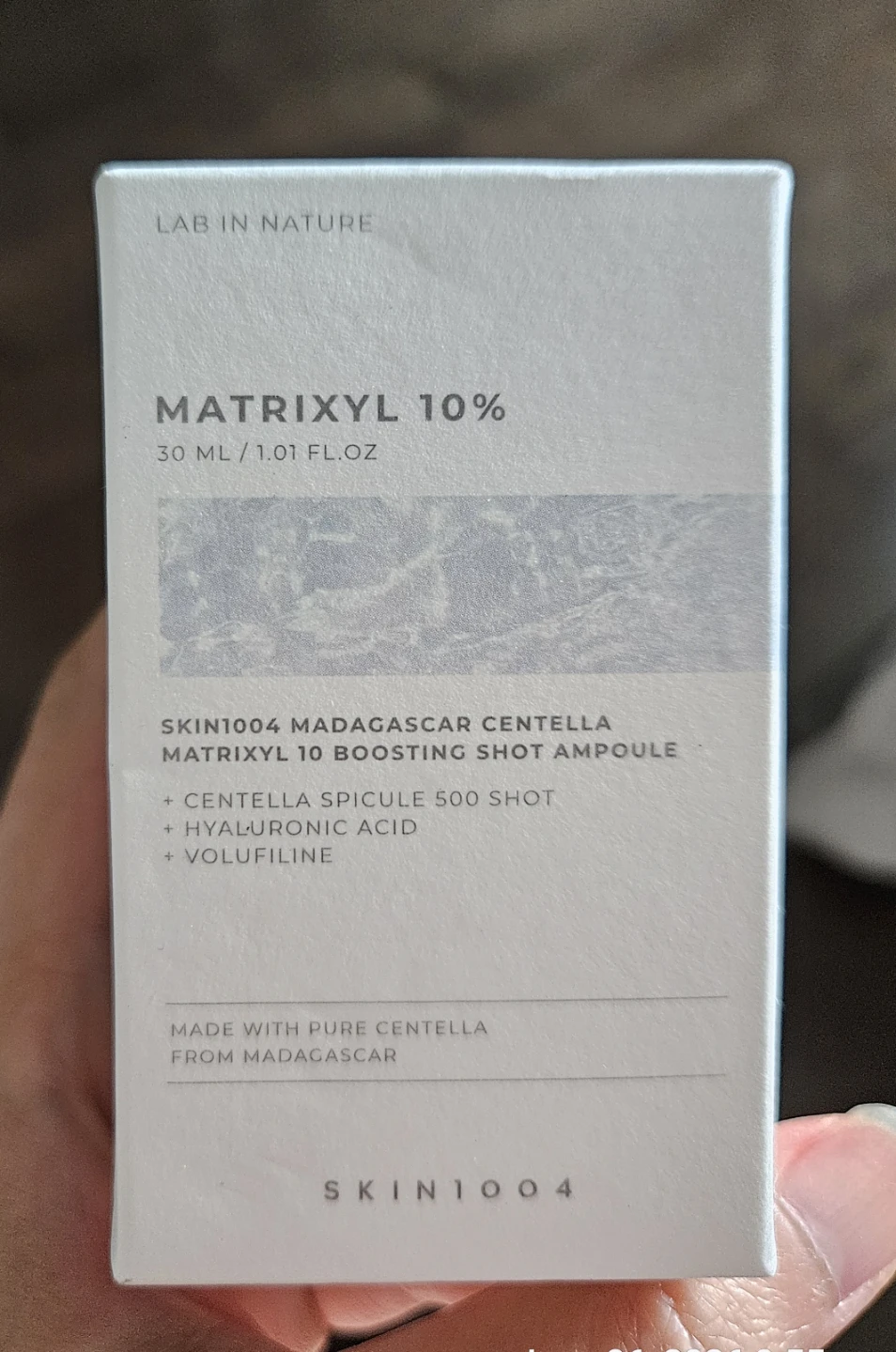 Korean skincare SKIN1004 matrixyl ampoule