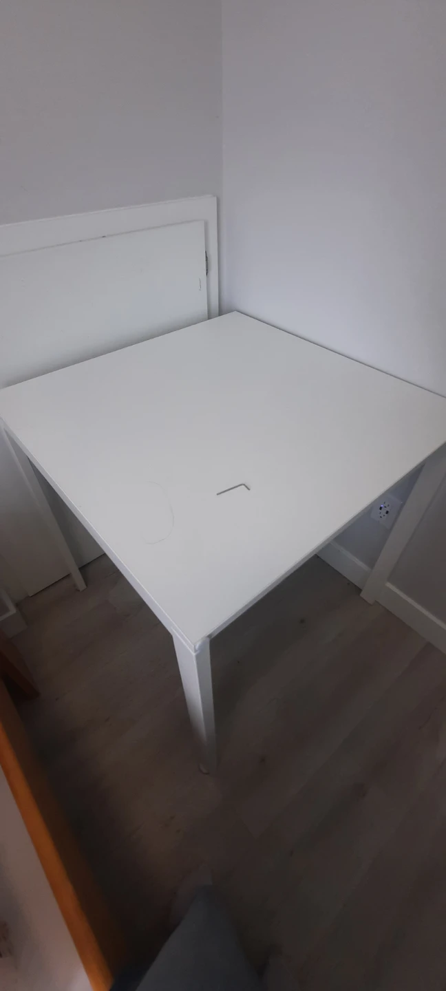 White IKEA Desk - photo 2