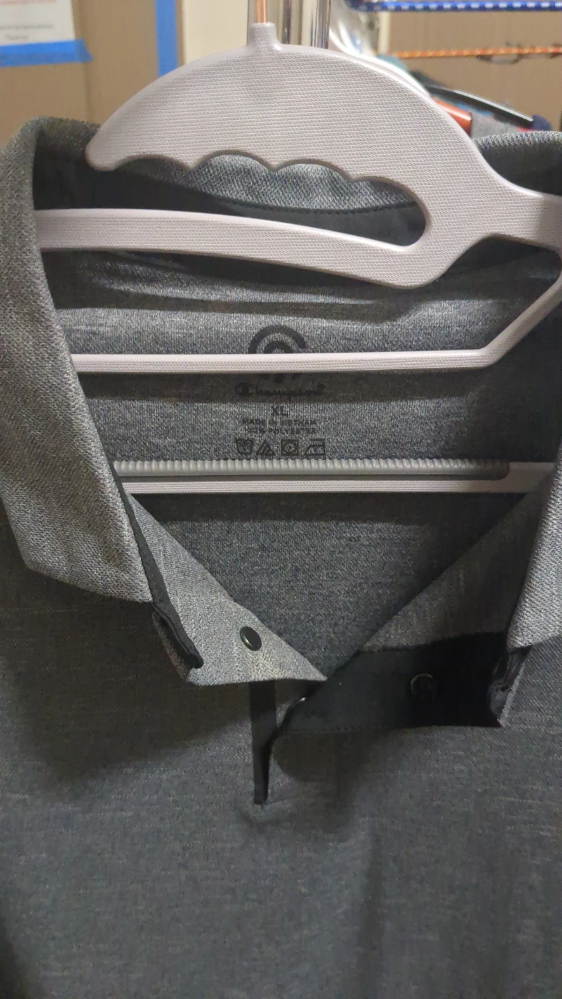 Champion Men's Dark Gray Polo Shirt