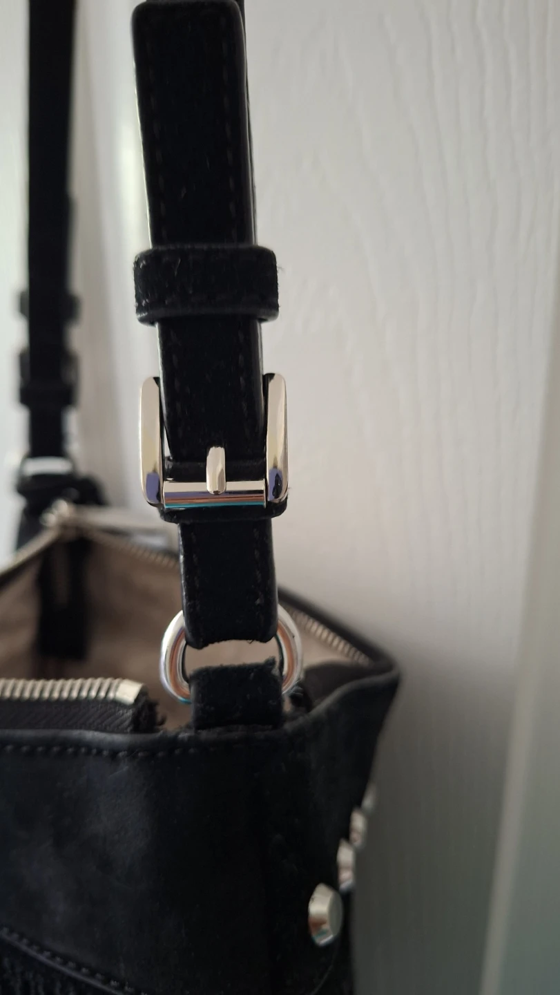 Michael Kors Black Suede Fringe Crossbody Bag - photo 5