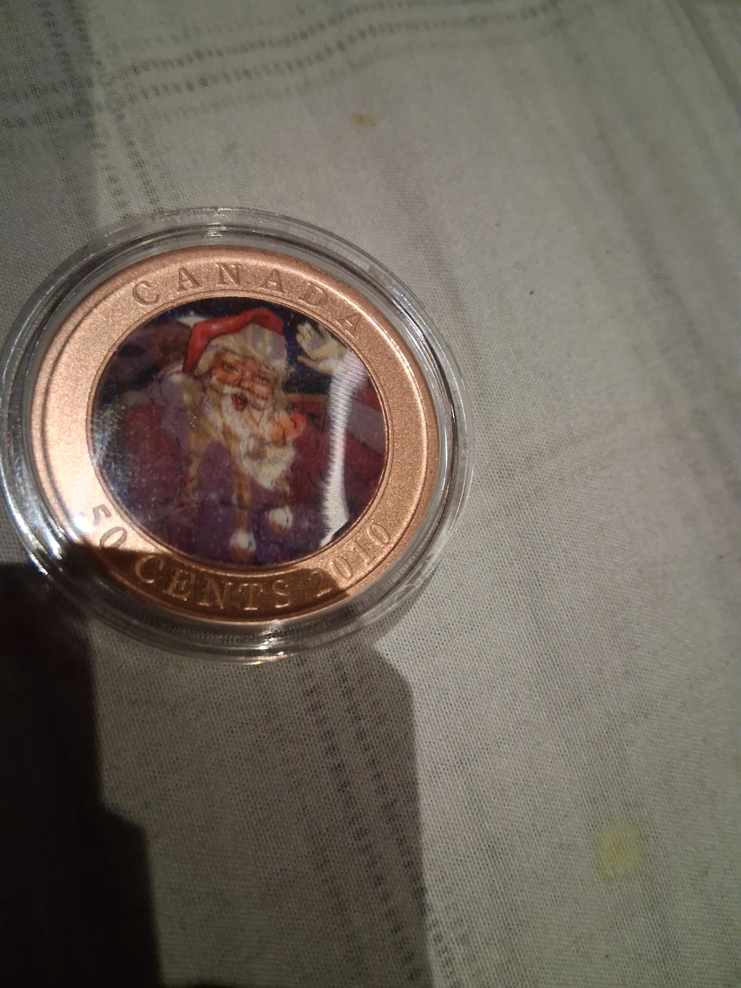2010 Canada 50 Cents Coin - Santa and the Red-nosed Reindeer - photo 2