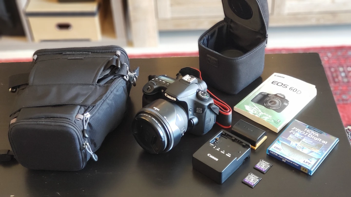 Canon 60D with Sigma 50mm f/1.4 Lens
