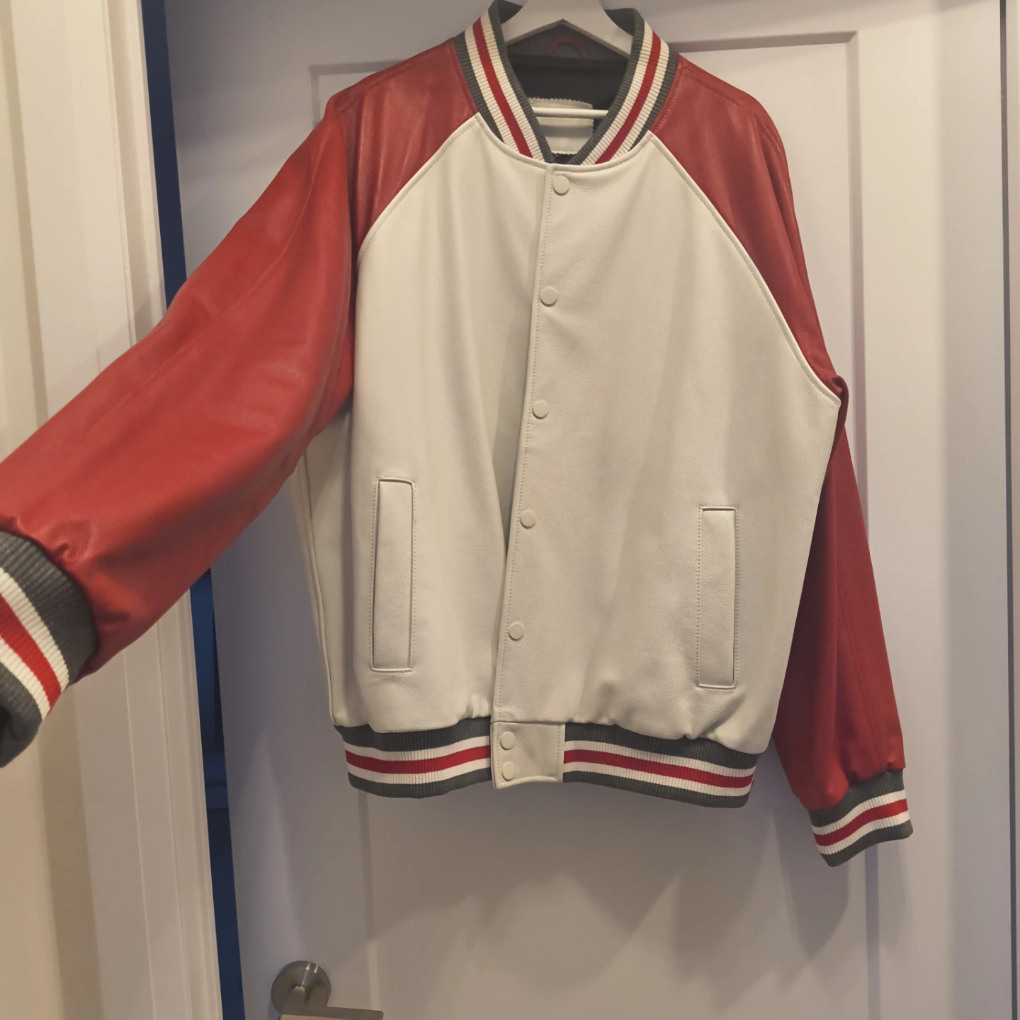 Genuine leather men's jacket - photo 4