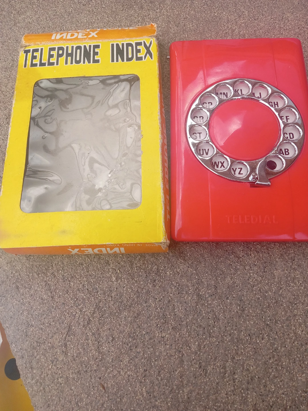 Index Telephone Index with Teledial Rotary