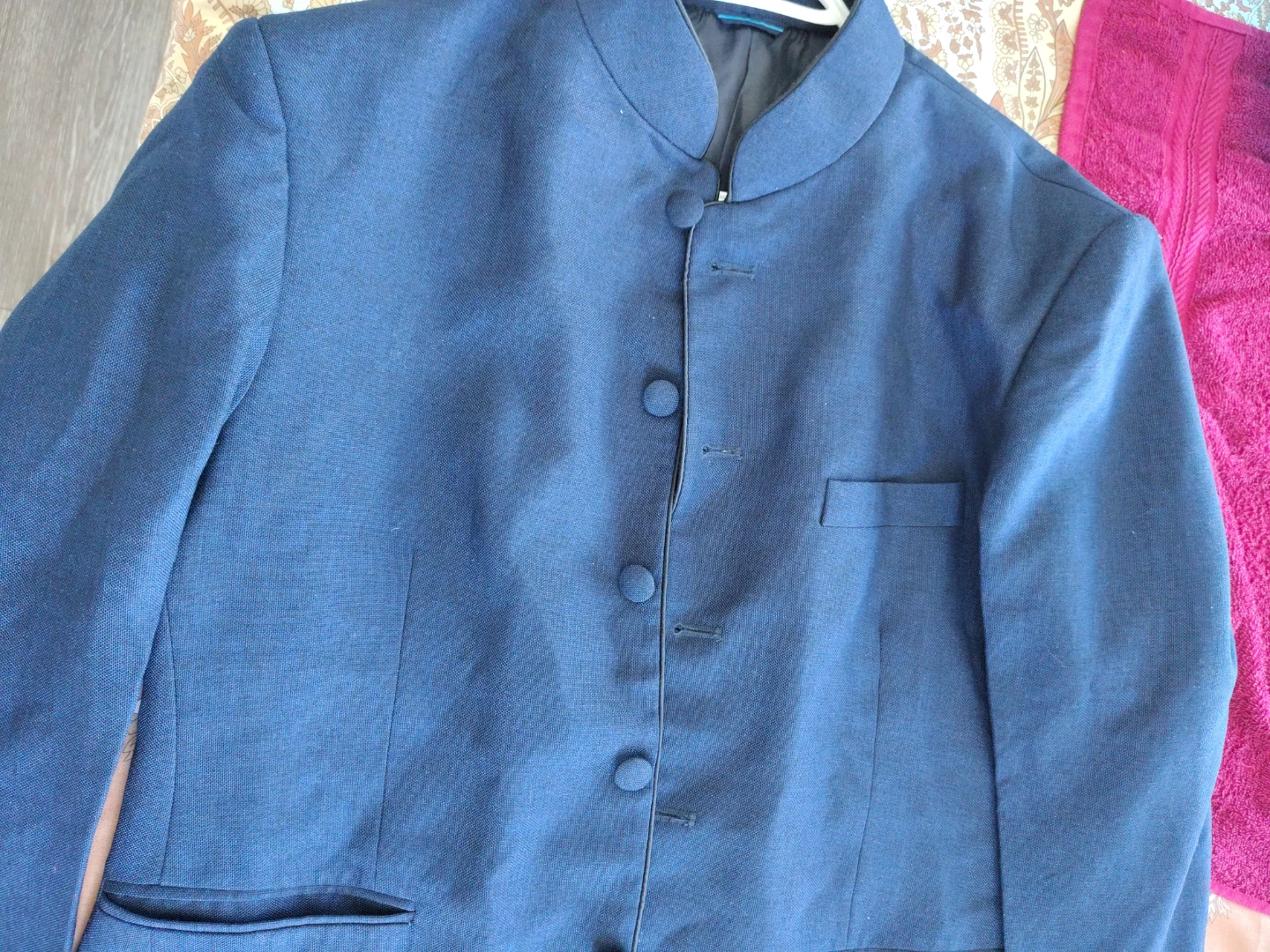 Blue Band Collar Blazer - photo 2