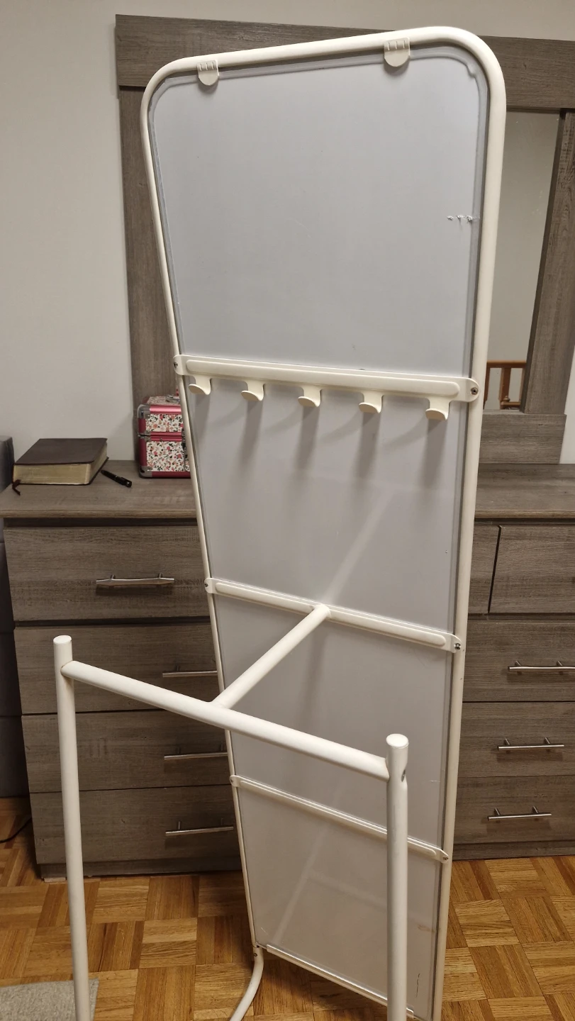 Standing Jewelry Mirror with Storage - photo 3