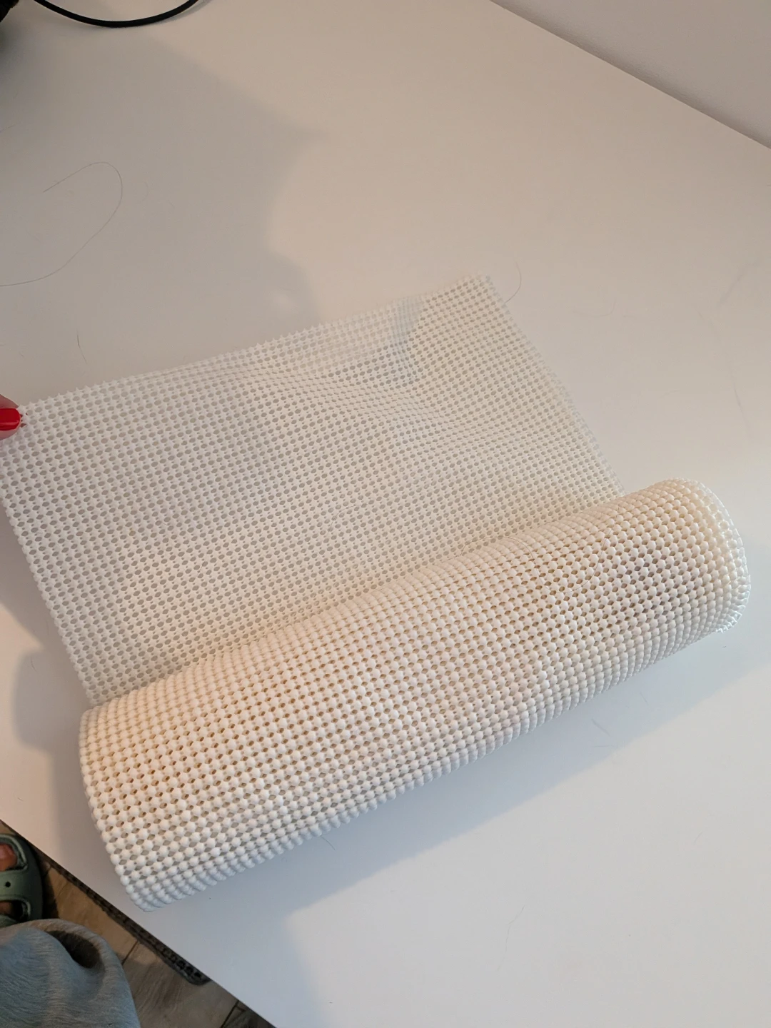 White Non-Slip Drawer Liner Roll