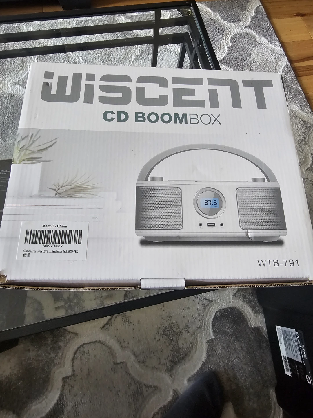 New CD Portable Boom Box Player