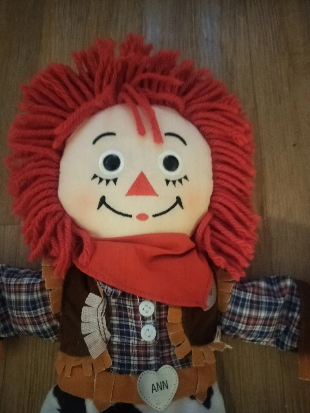 16 " Rag Doll Annabelle  "Ann" Heart Embellishments - photo 4