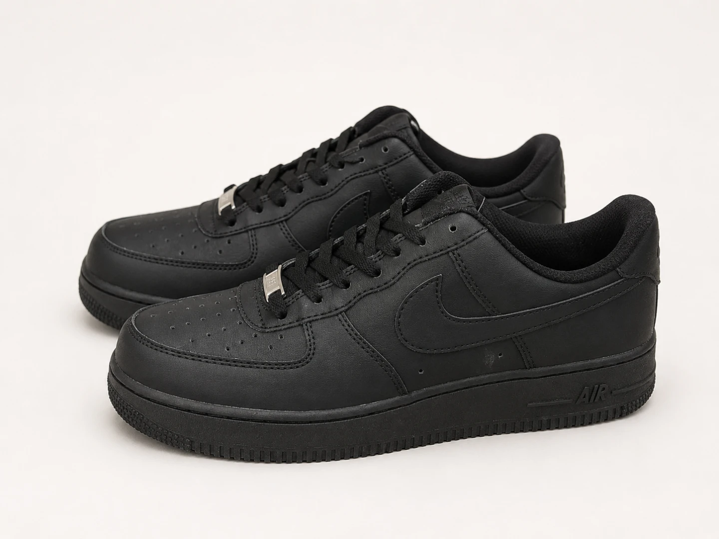 Nike Air Force 1 Low Black Sneakers - photo 2