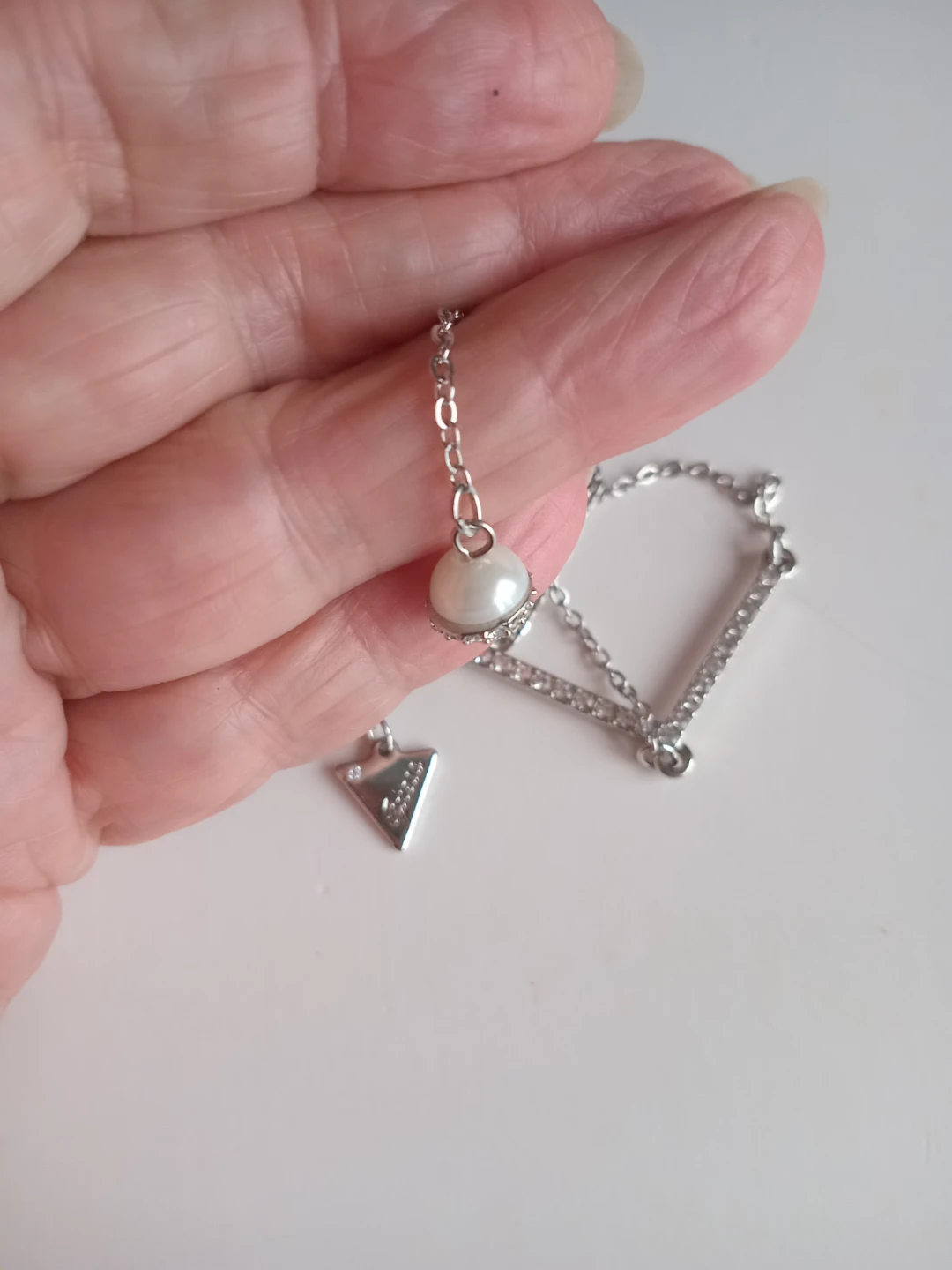 Guess Necklace with Pearl Accent - photo 2