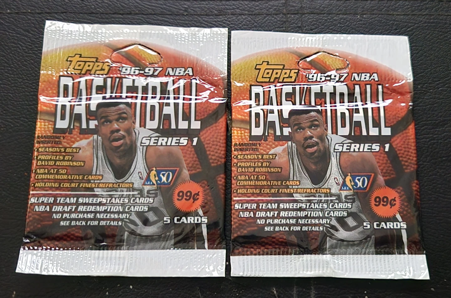 Vintage 1996-97 Topps Basketball Sealed Packs - Series 1 ⚽️