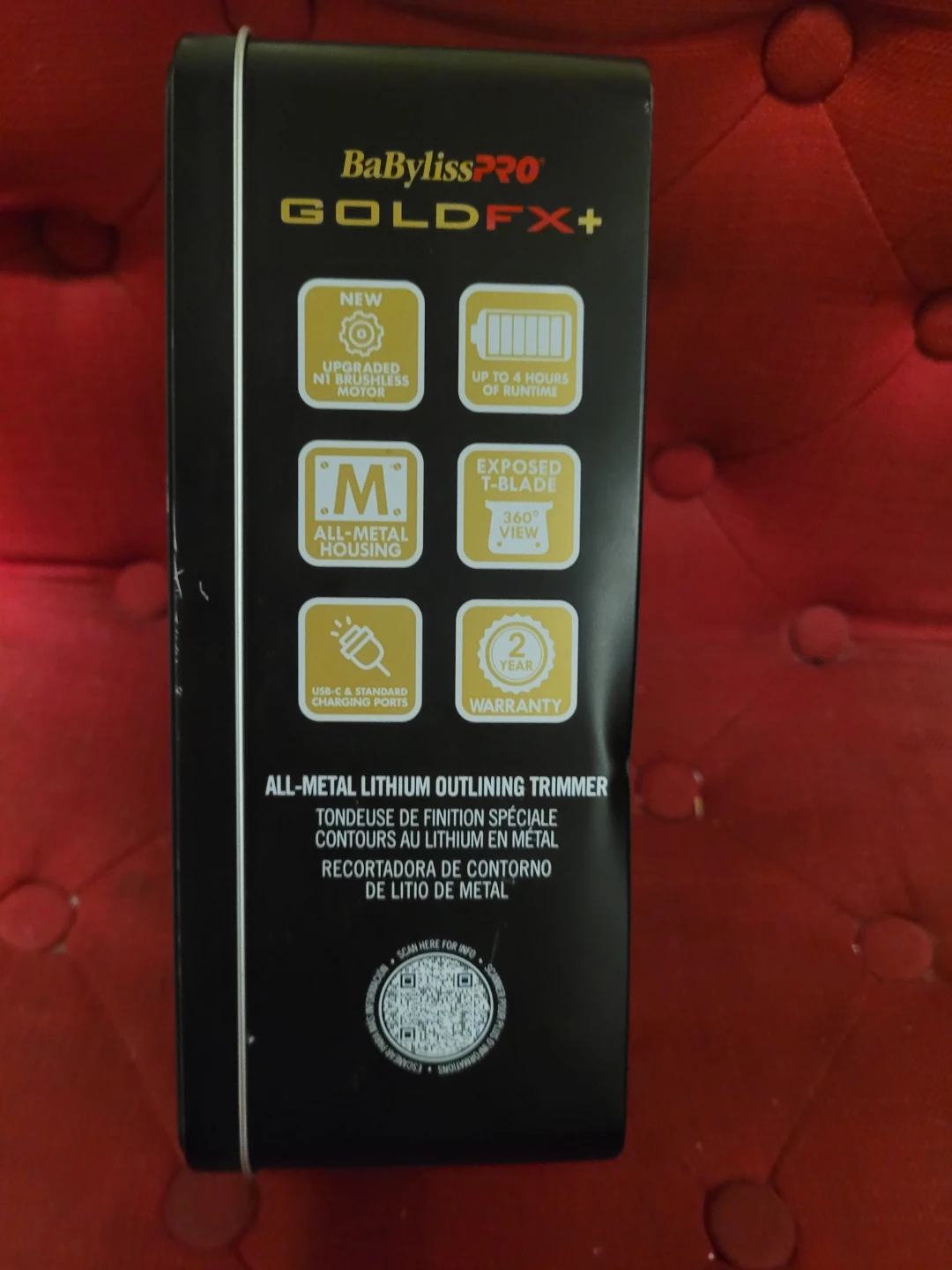 BaBylissPRO GOLD FX+ All-Metal Lithium  Outlining Trimmer - photo 4