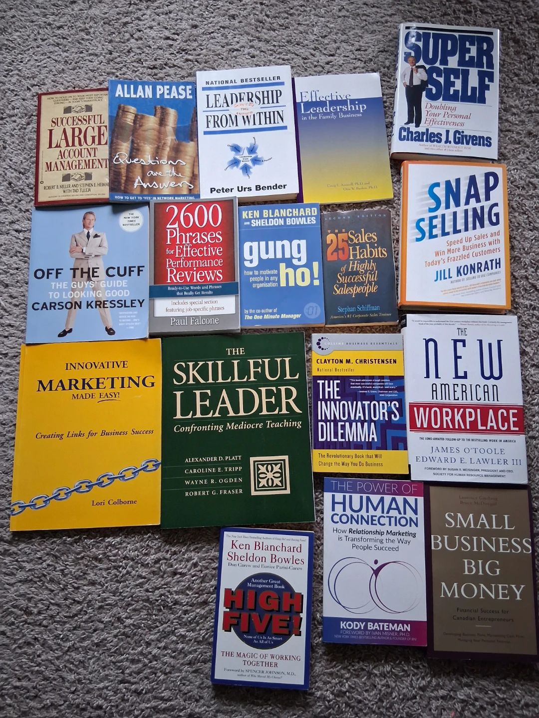 Lot of 15 Business & Leadership Books