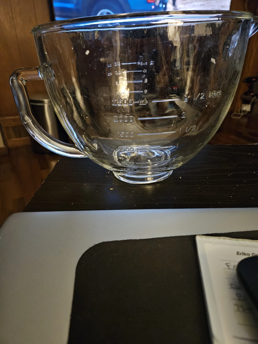 Glass Mixing Bowl with Pour Spout - photo 4