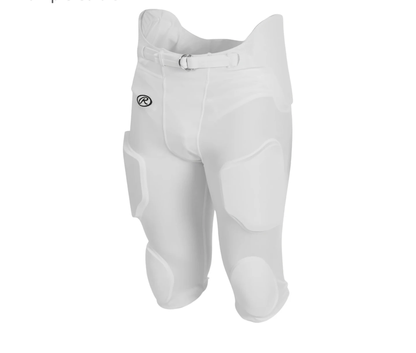 Xs-.Rawlings White Football Pants with Integrated Pads