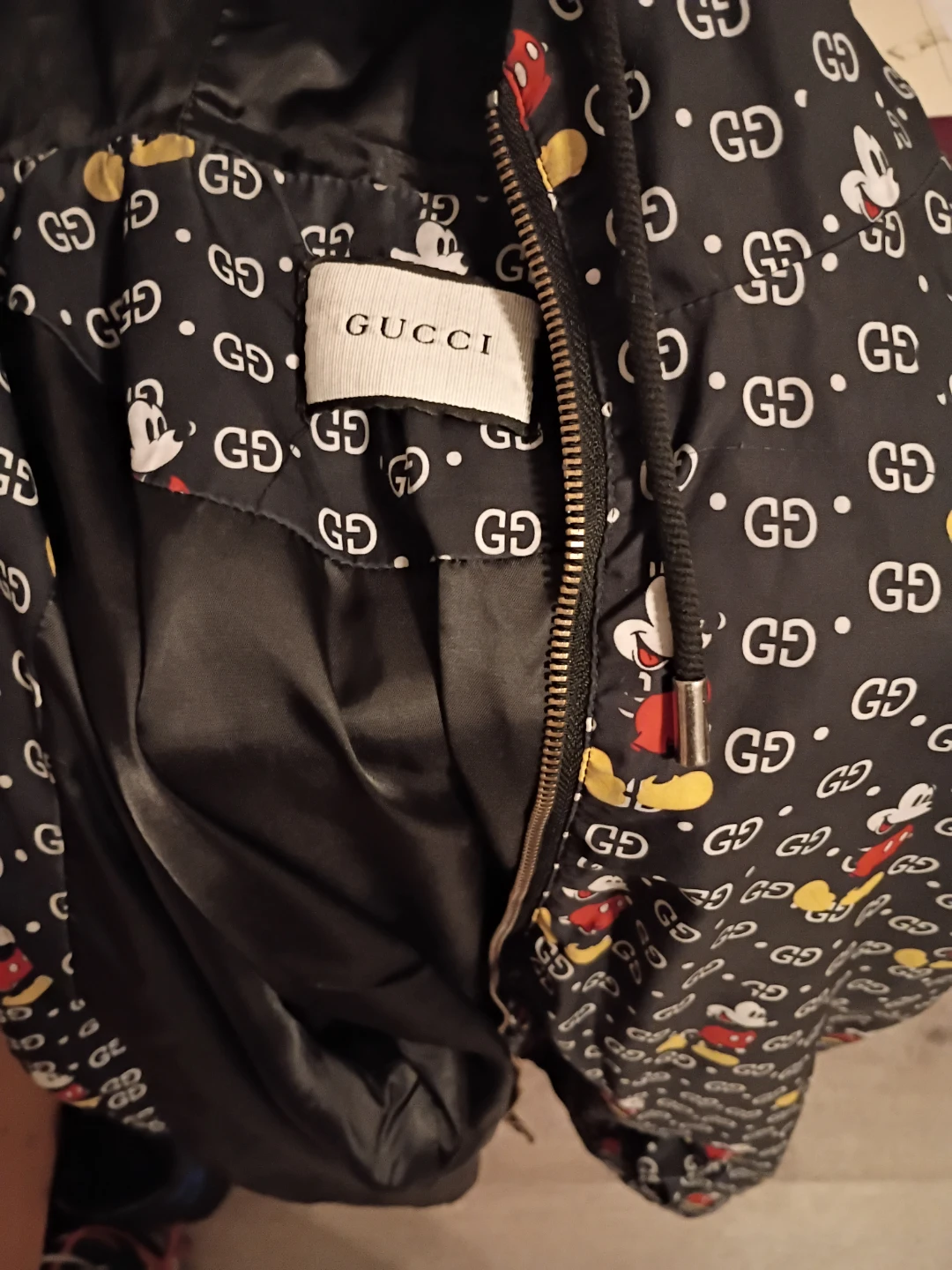 Gucci Mickey Mouse Print Jacket