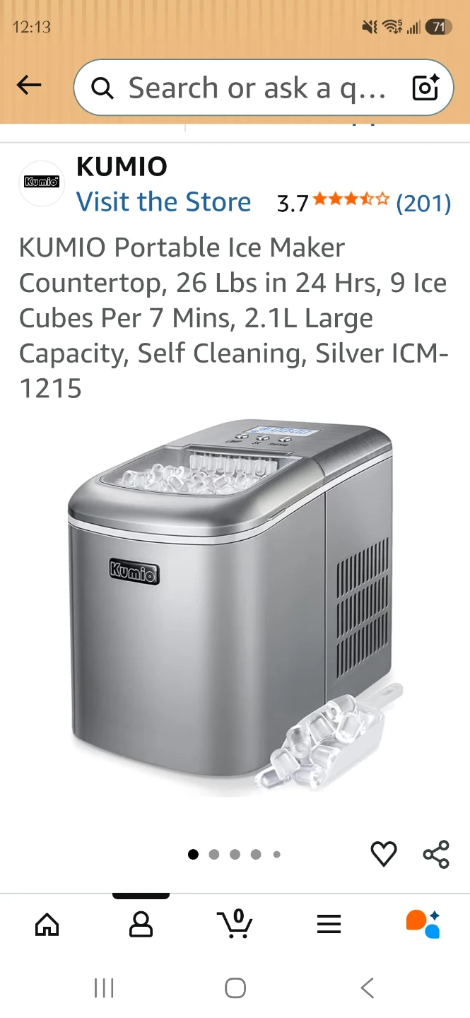 KUMIO Portable Ice Maker