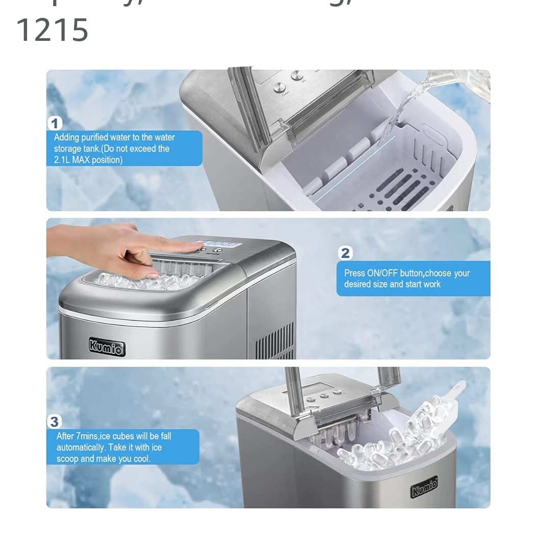 KUMIO Portable Ice Maker - photo 3