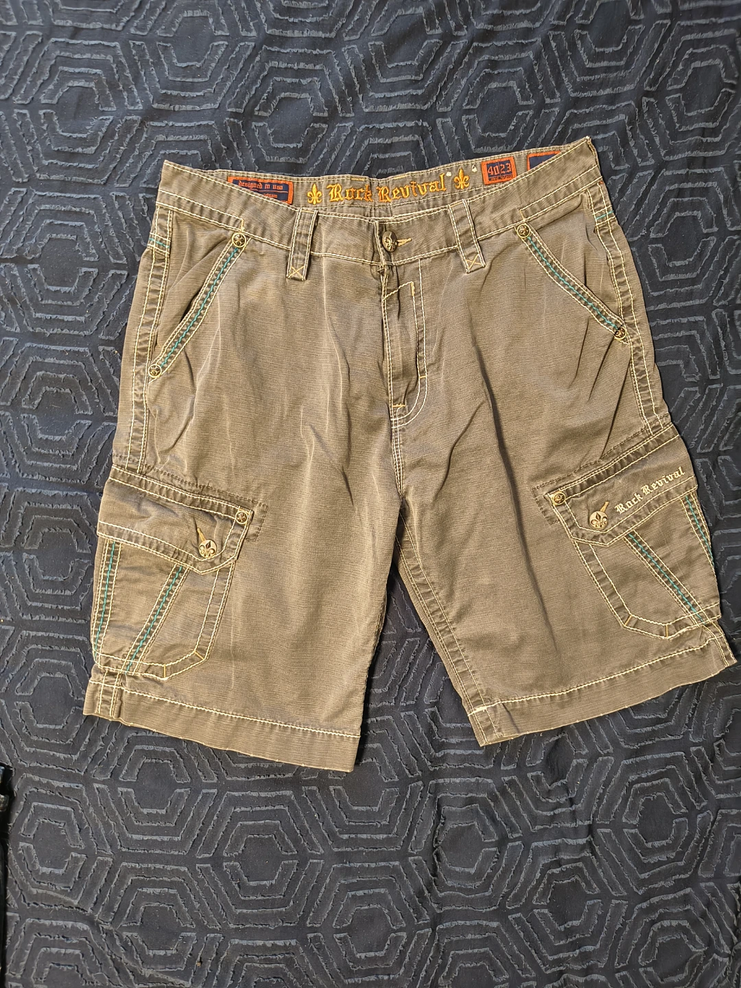 Rock Revival Cargo Shorts