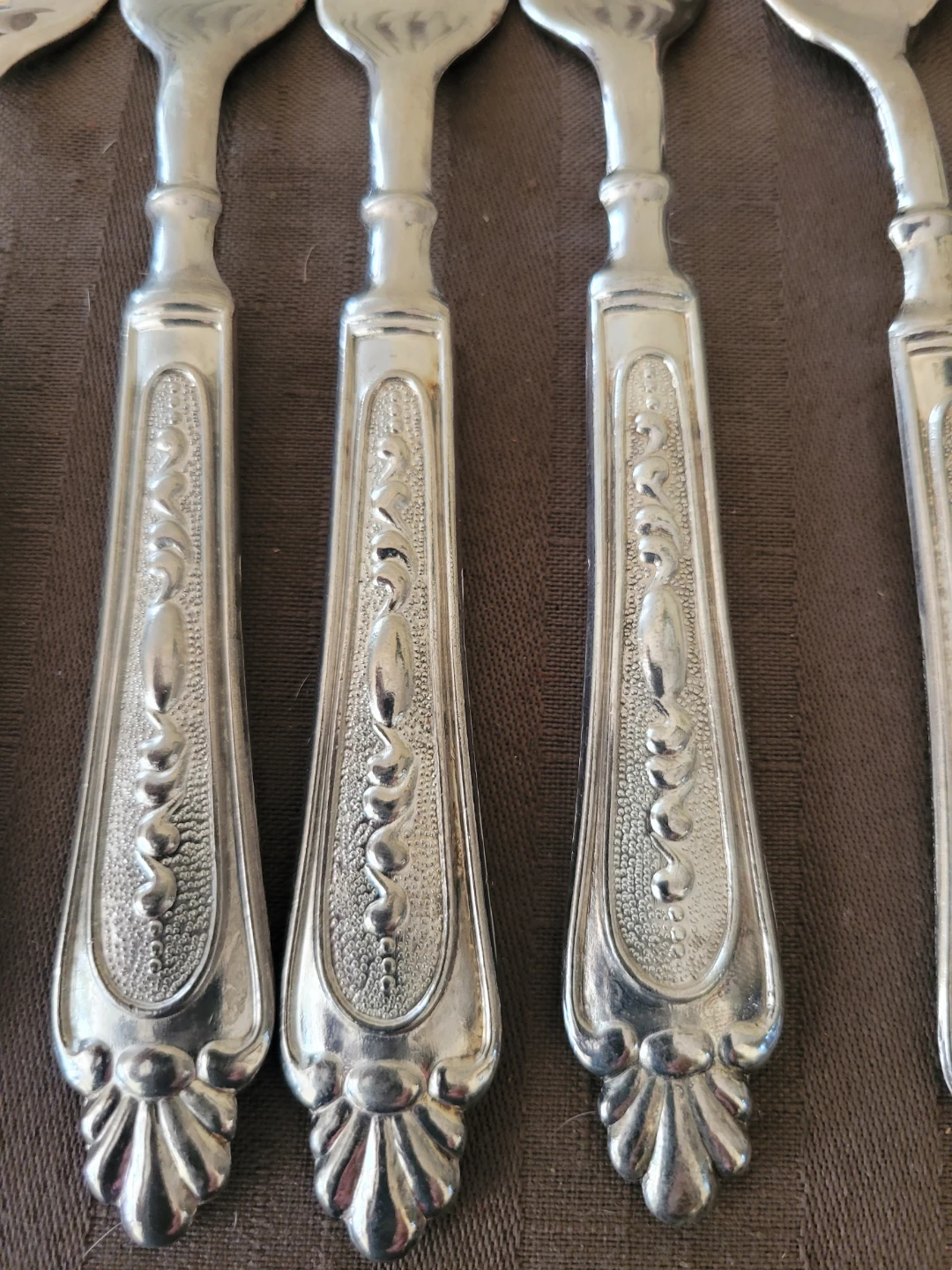 Service for 4 Silver Plate 16 pirces Flameware Utensils Set - photo 2