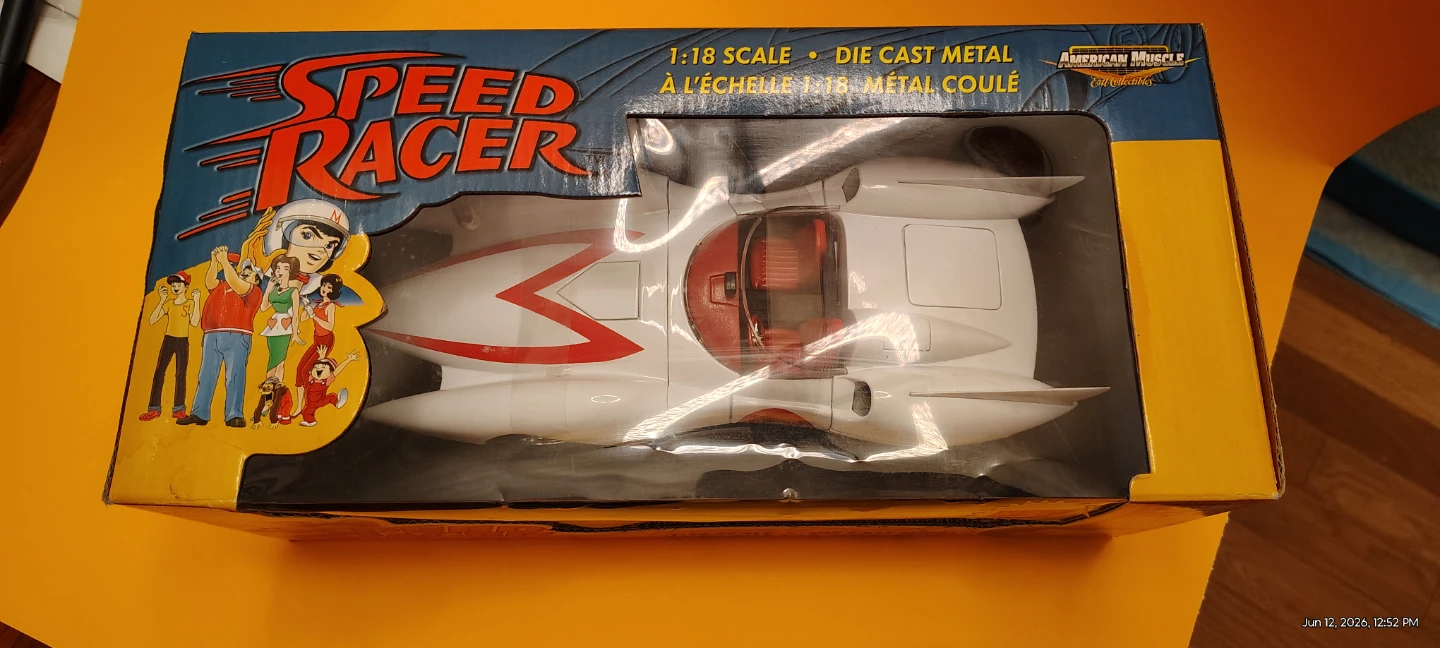 Speed Racer Mach 5 1:18 Scale Die Cast Metal Car