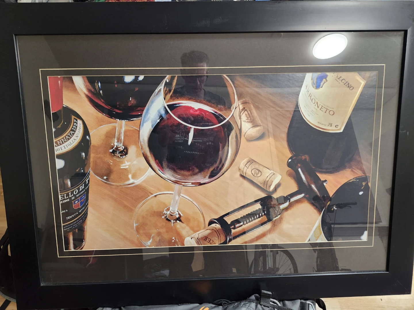 Framed Wine Print