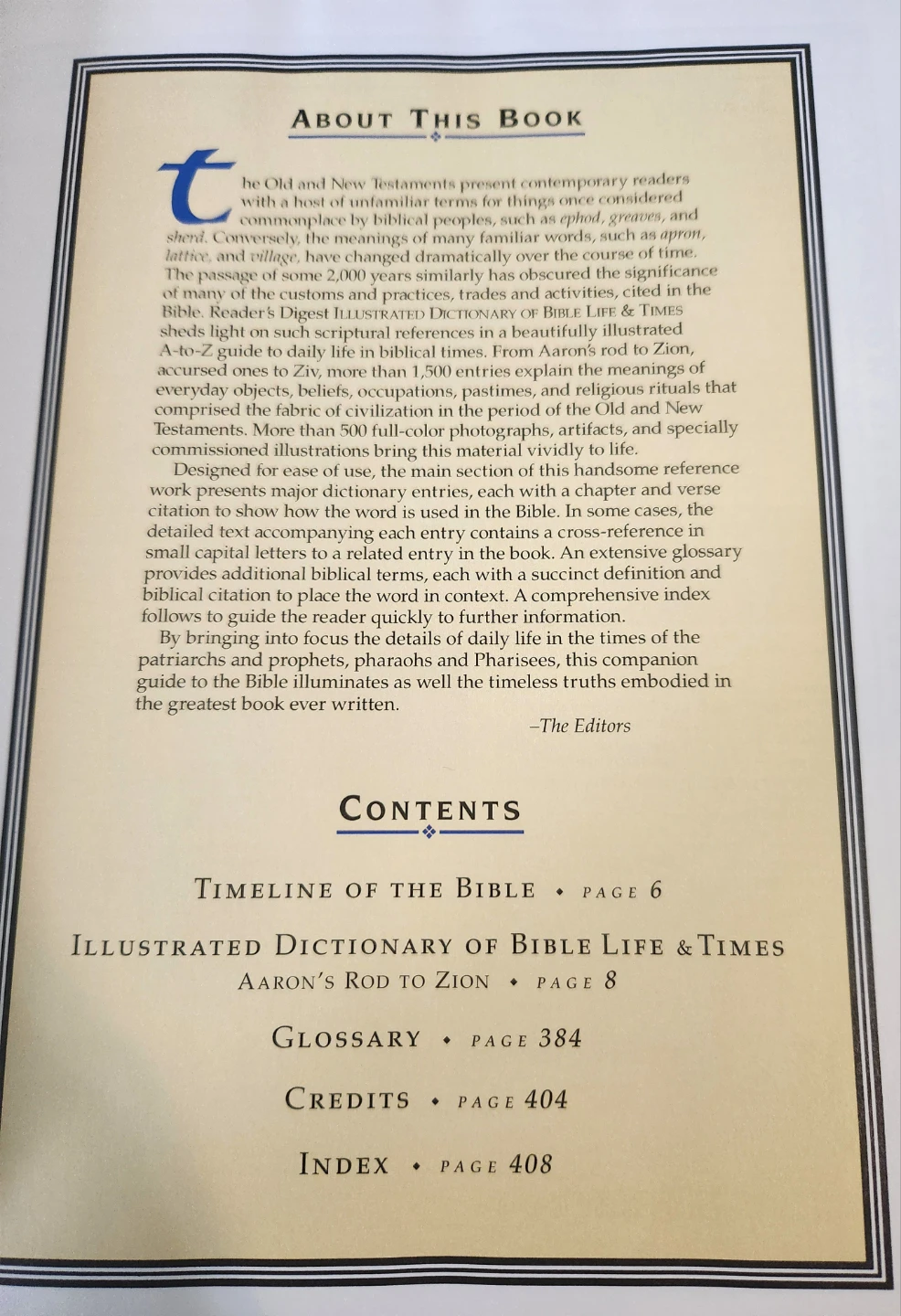 LIKE NEW ~ Illustrated Dictionary of Bible Life & Times - photo 5