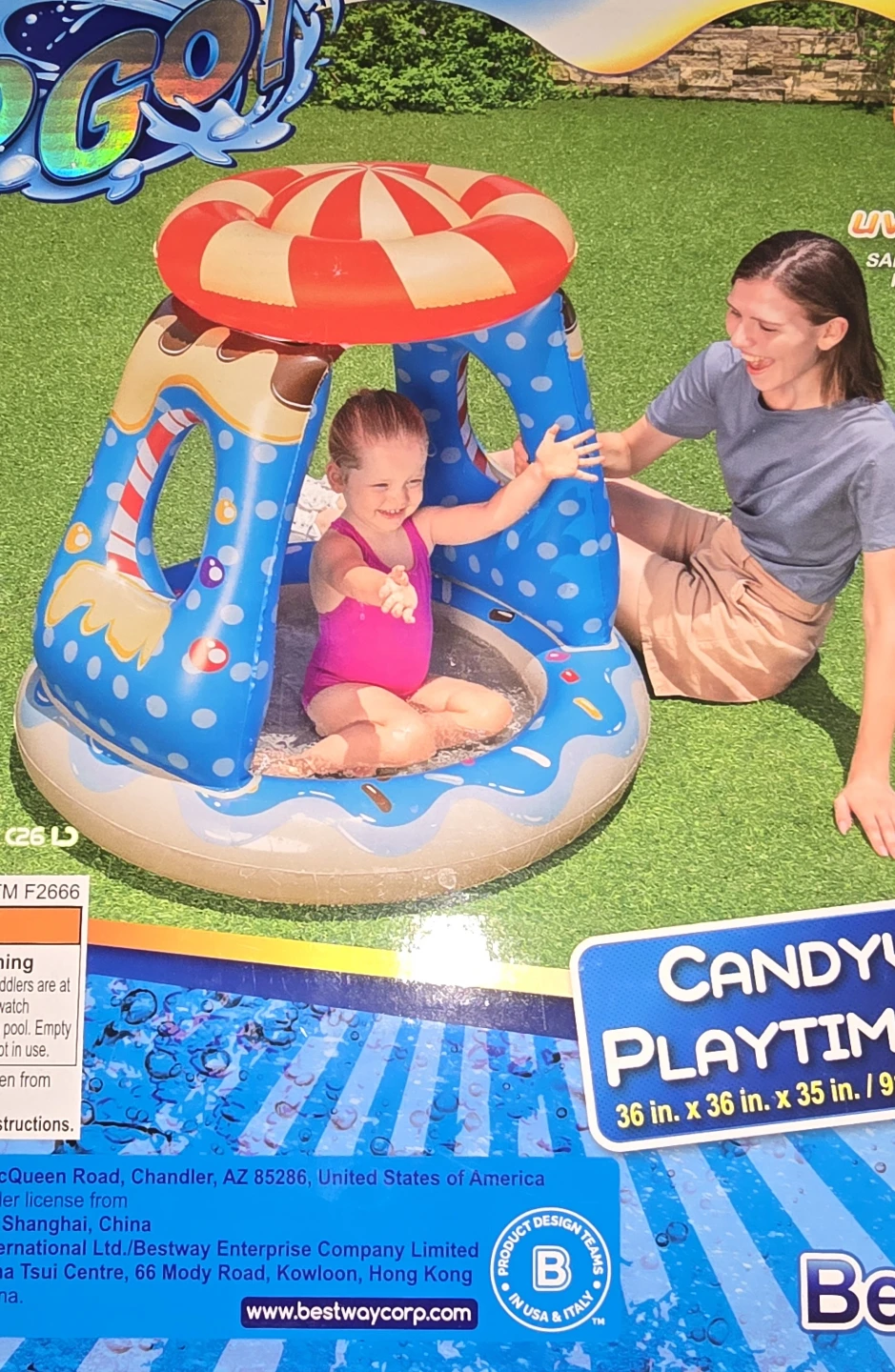 Bestway H2OGo! Candyville Playtime Pool 36" x 36" x 35" - photo 2