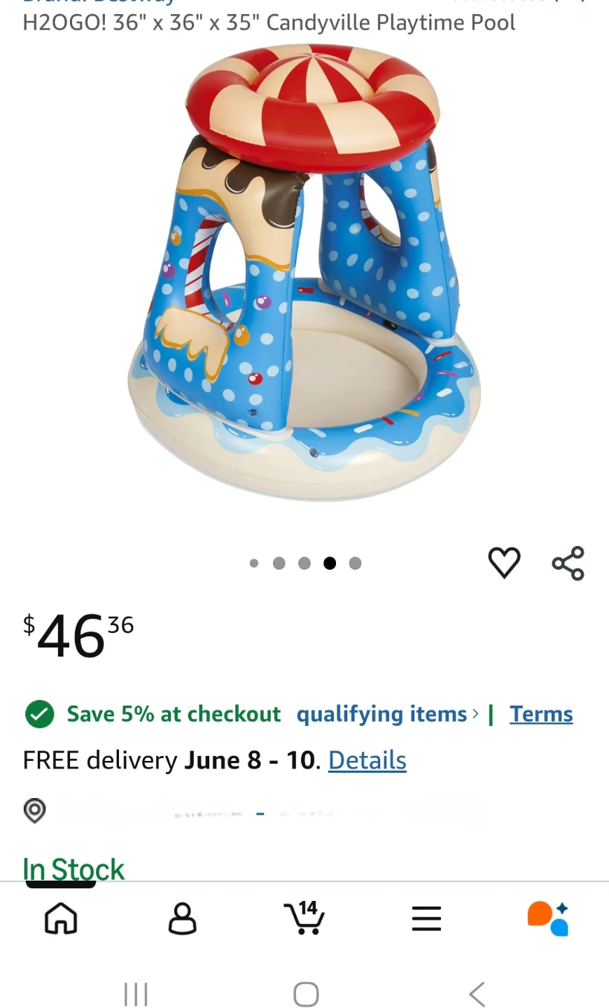 Bestway H2OGo! Candyville Playtime Pool 36" x 36" x 35" - photo 4
