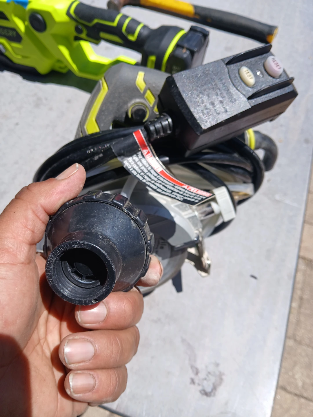 Ryobi Corded Compact Circular Saw with Guide - photo 3