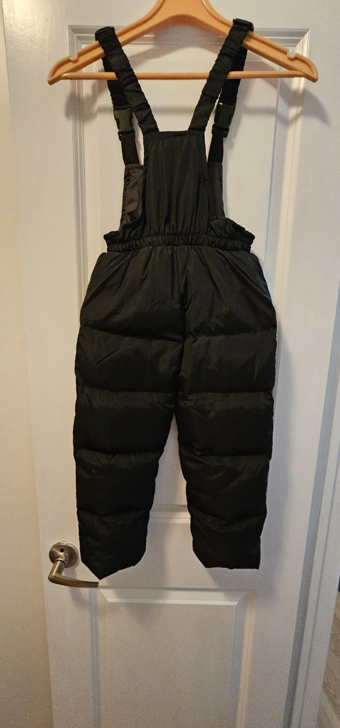 Black Puffer Snowsuit Set - photo 2