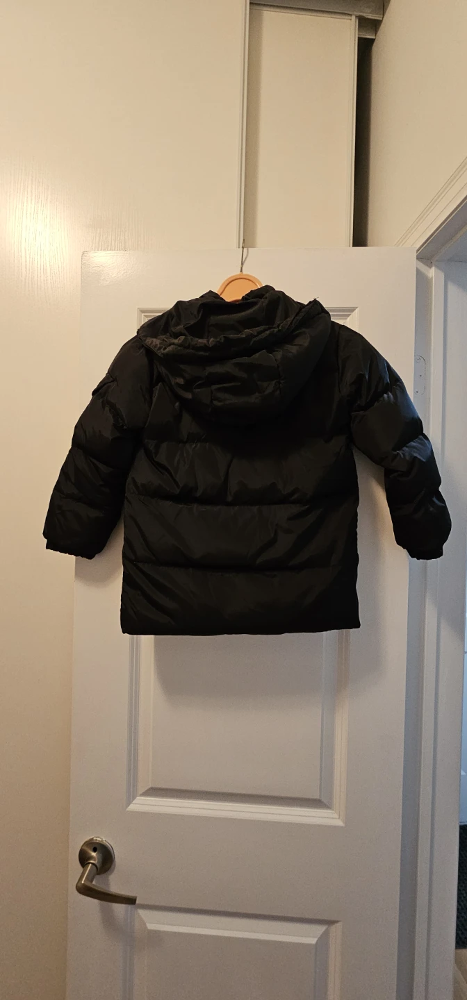 Black Puffer Snowsuit Set - photo 4