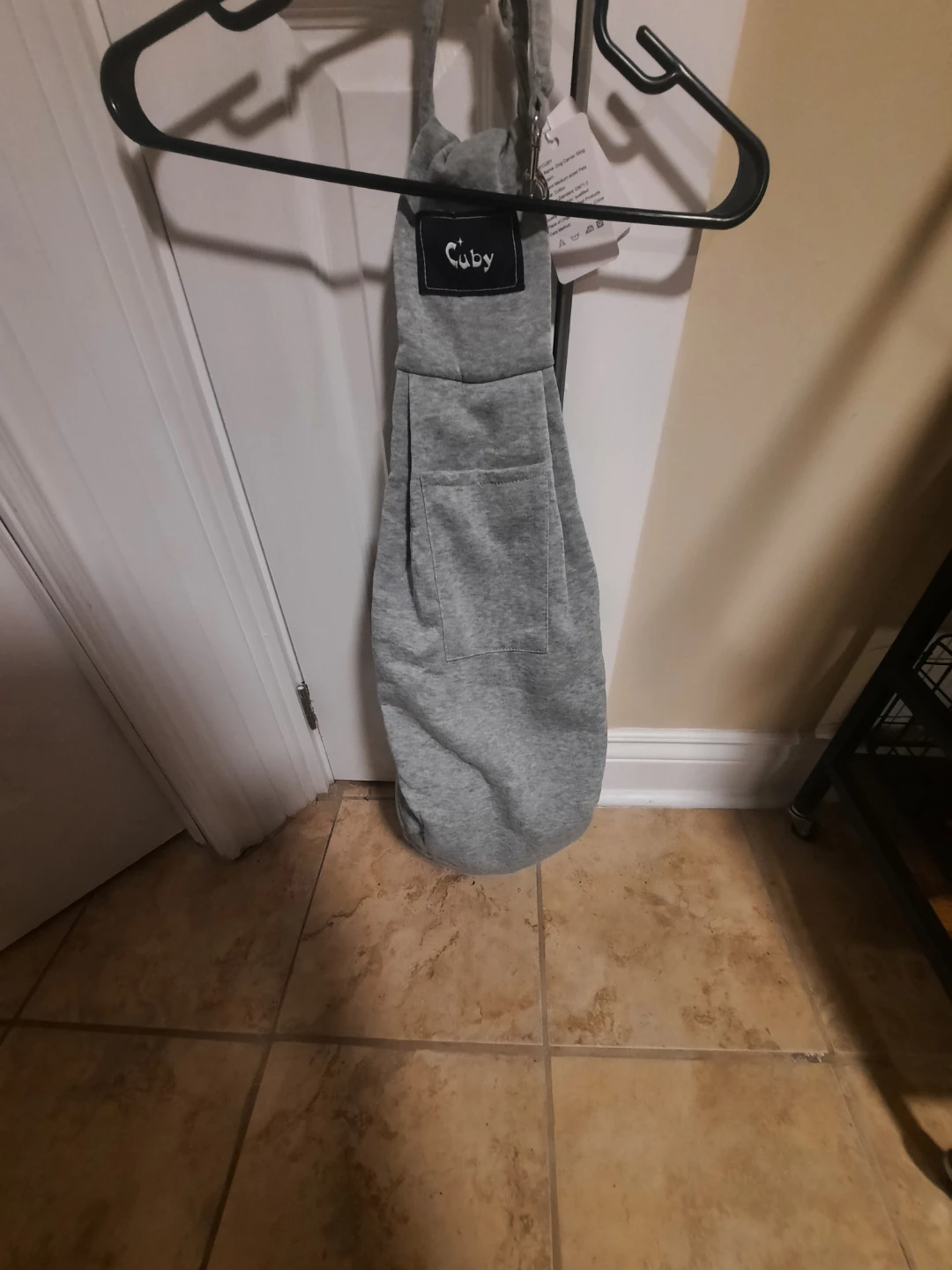 Cuby Grey Pet Sling Carrier