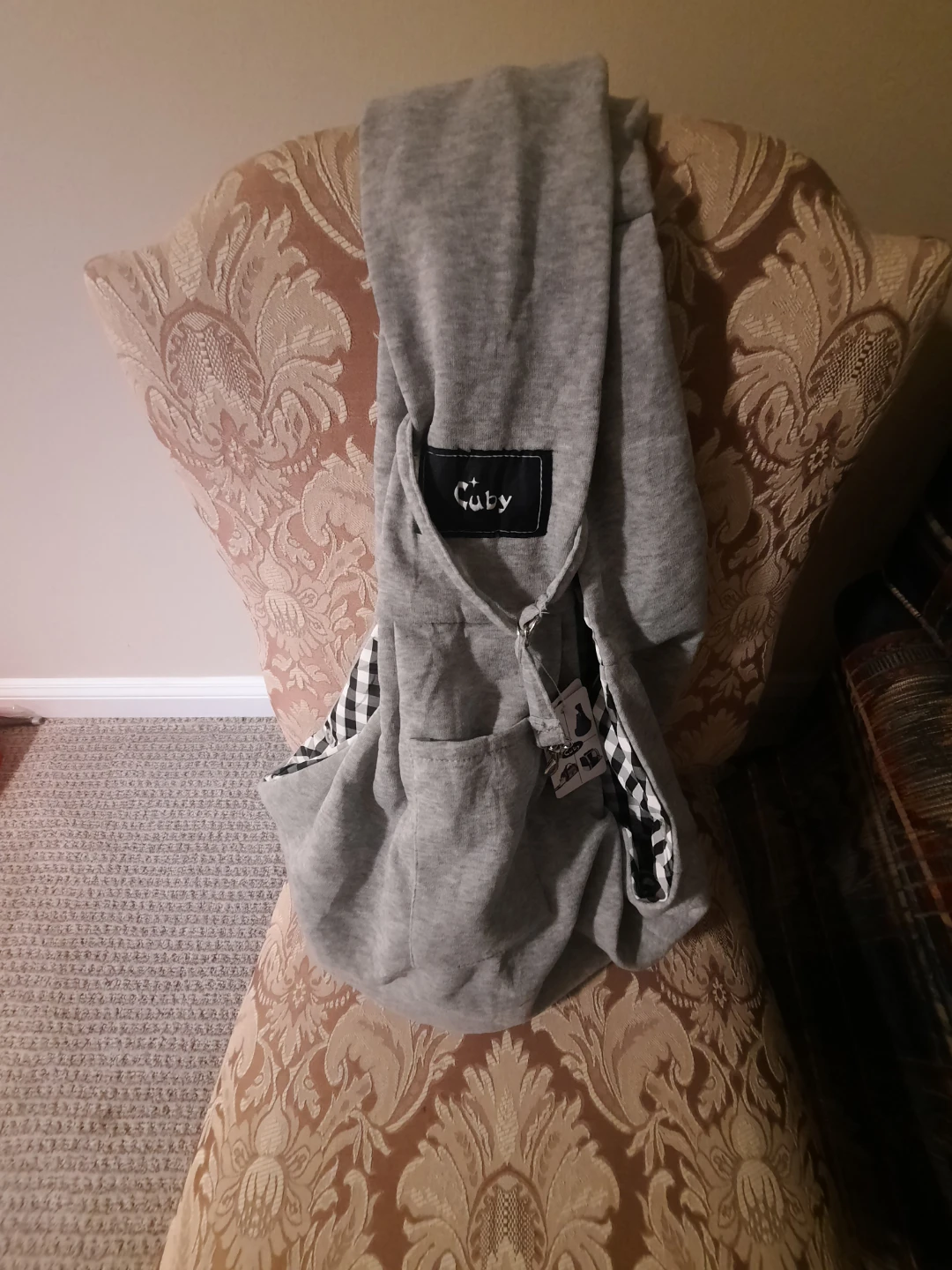 Cuby Grey Pet Sling Carrier - photo 2