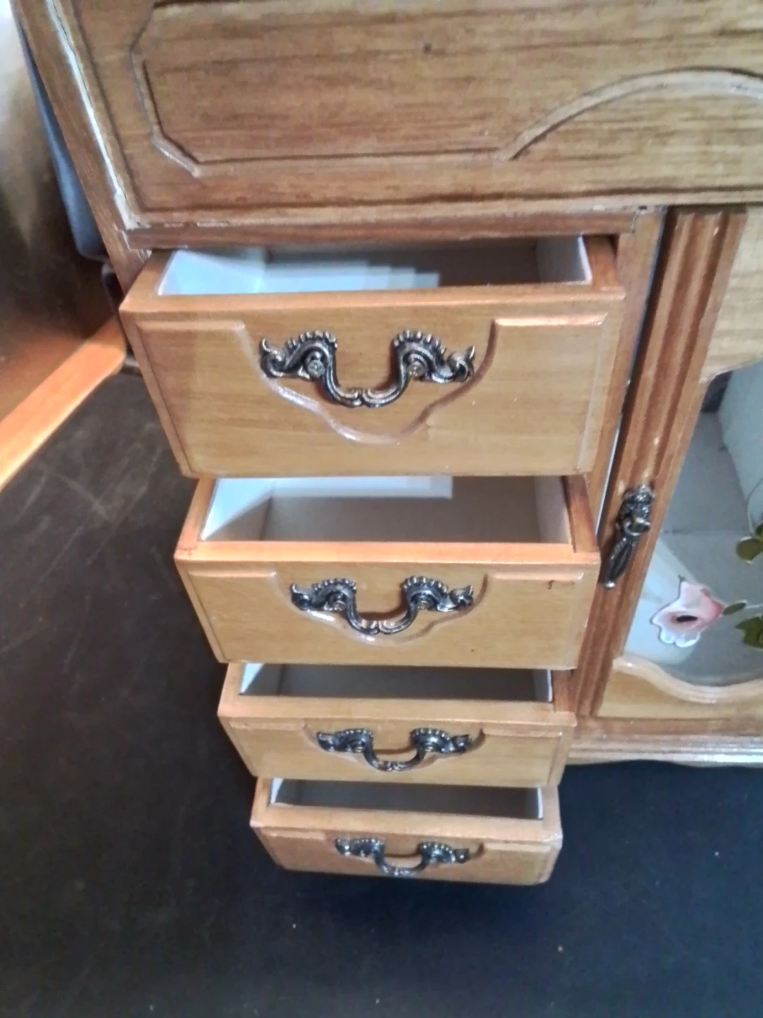 Wooden Jewelry Box with Glass Door - photo 3