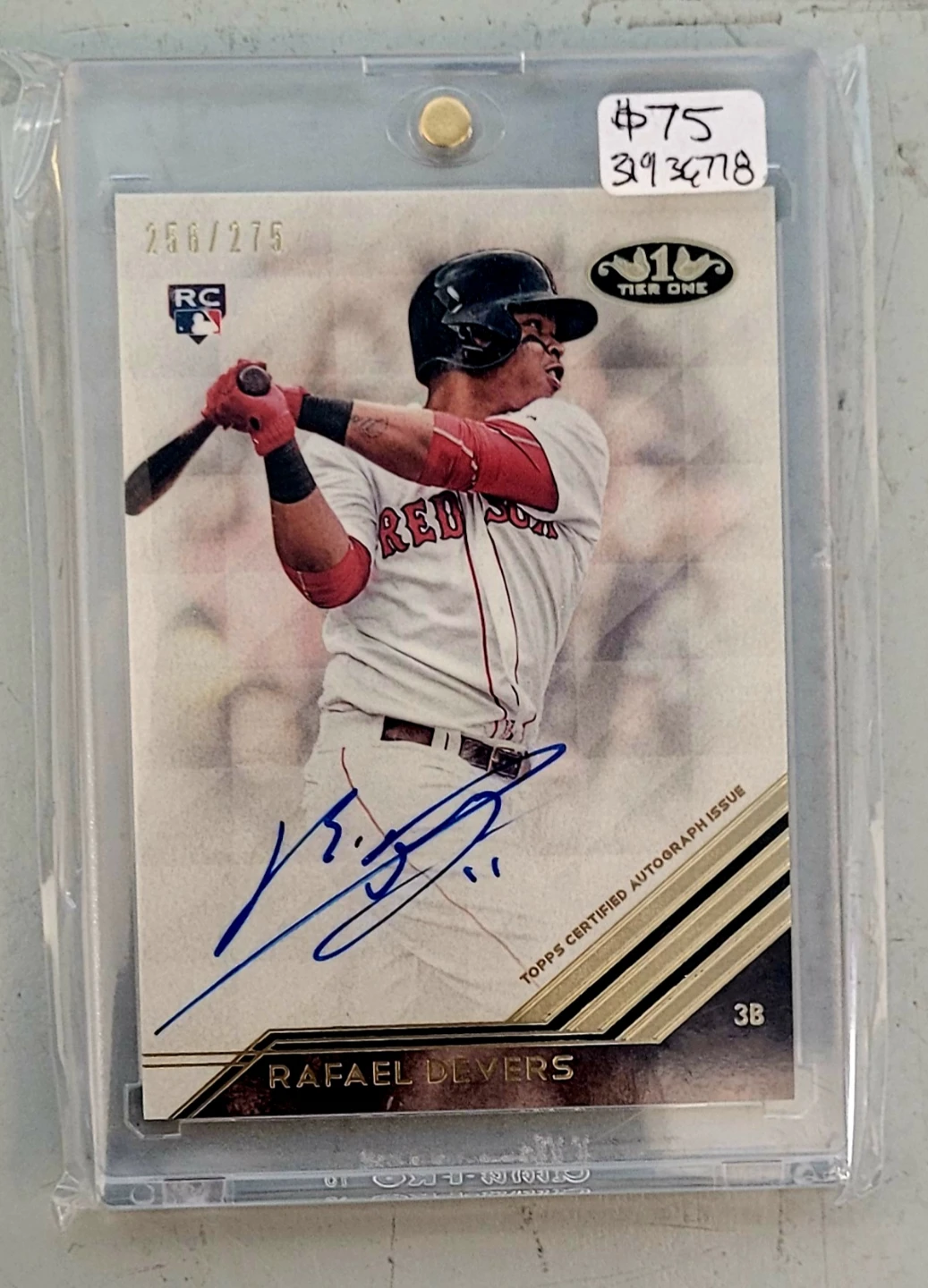 Topps Rafael Devers Tier 1 256/275 (31016778)
