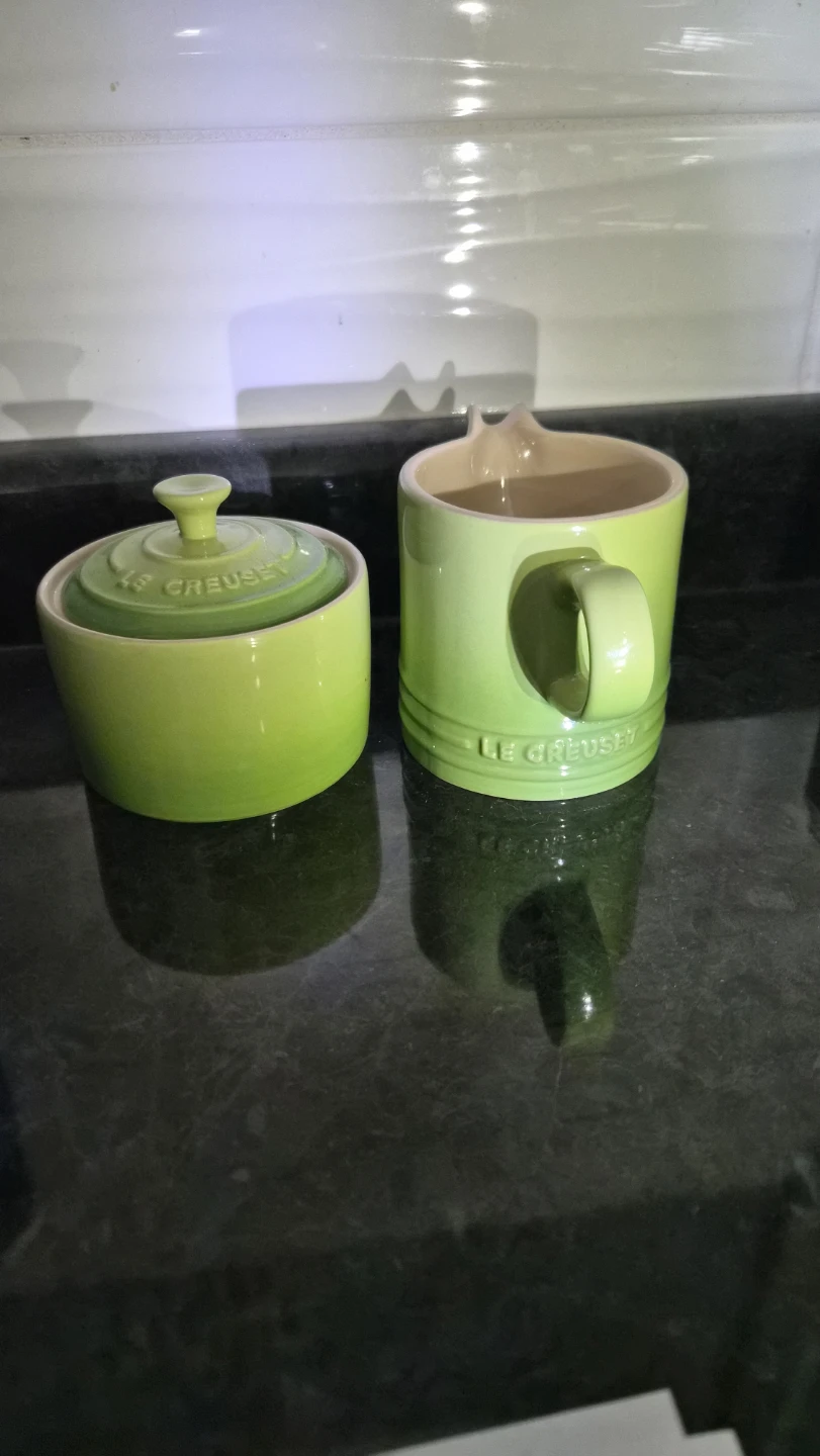 Le Creuset Creamer and Sugar Bowl Set -Palm