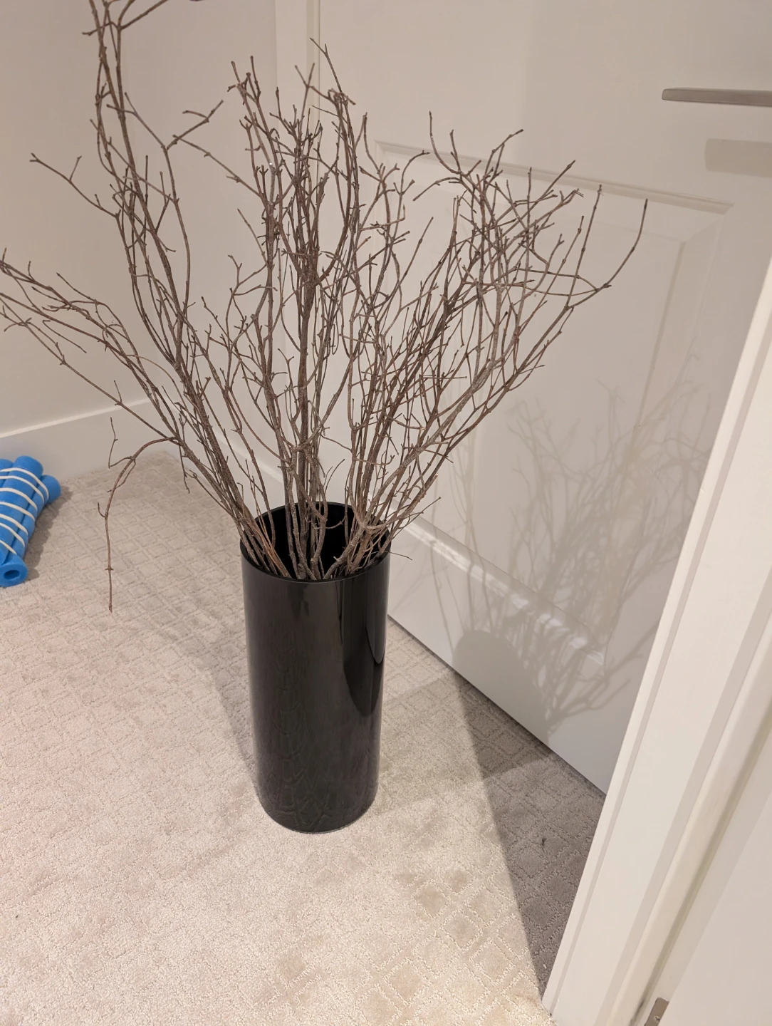 Black Cylinder vase - photo 3