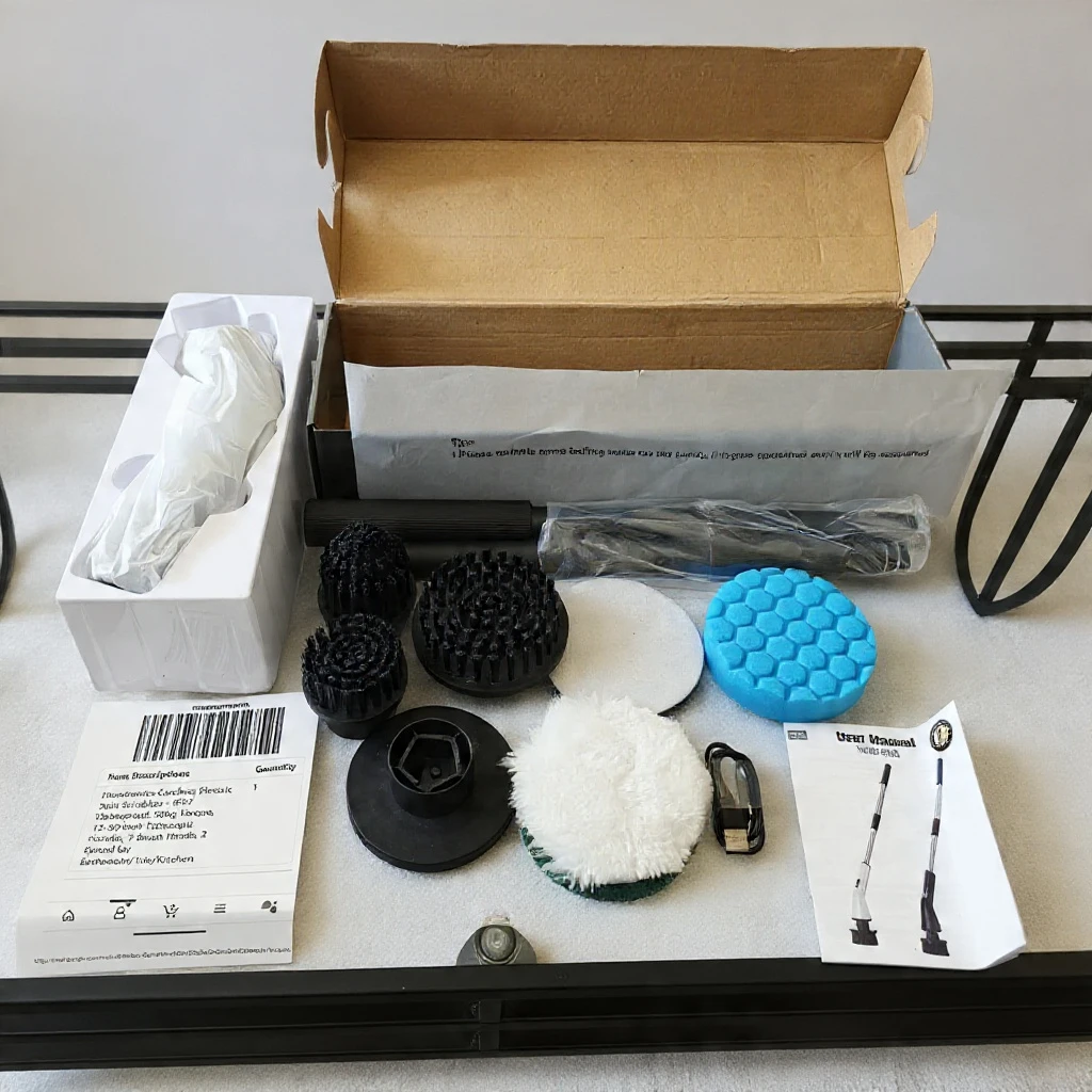 Electric Spin Scrubber 7 In 1 Bundle
