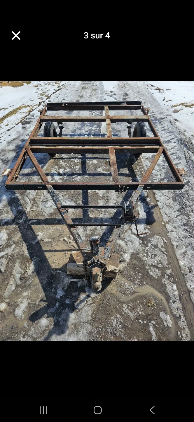 Utility Trailer Frame