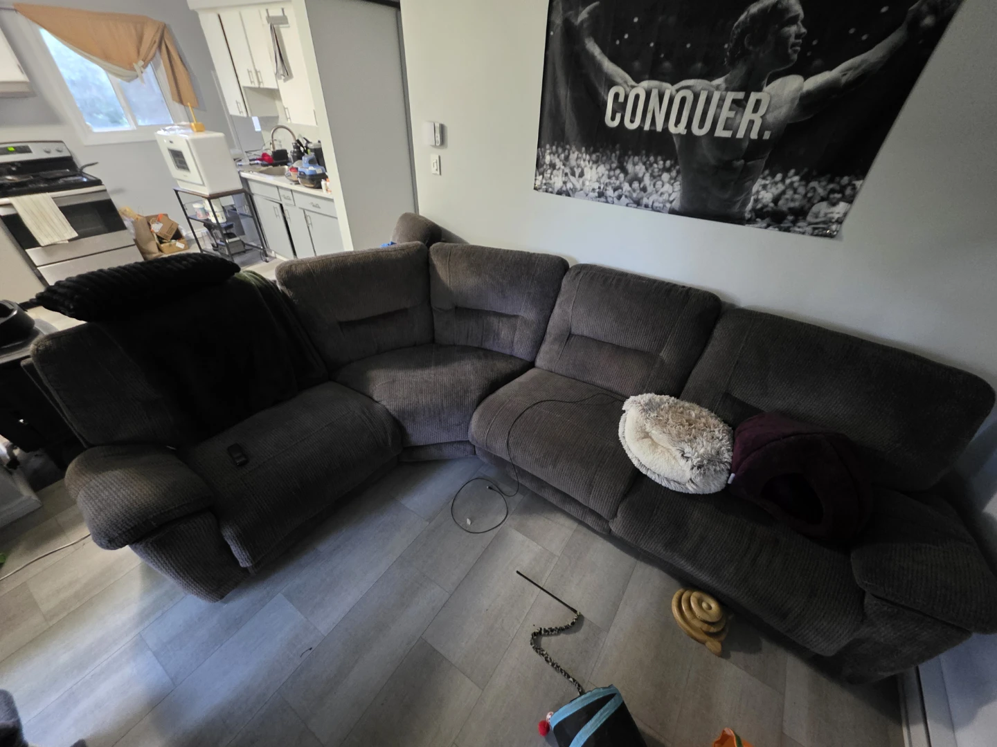 Sectional Sofa with Recliner - photo 2