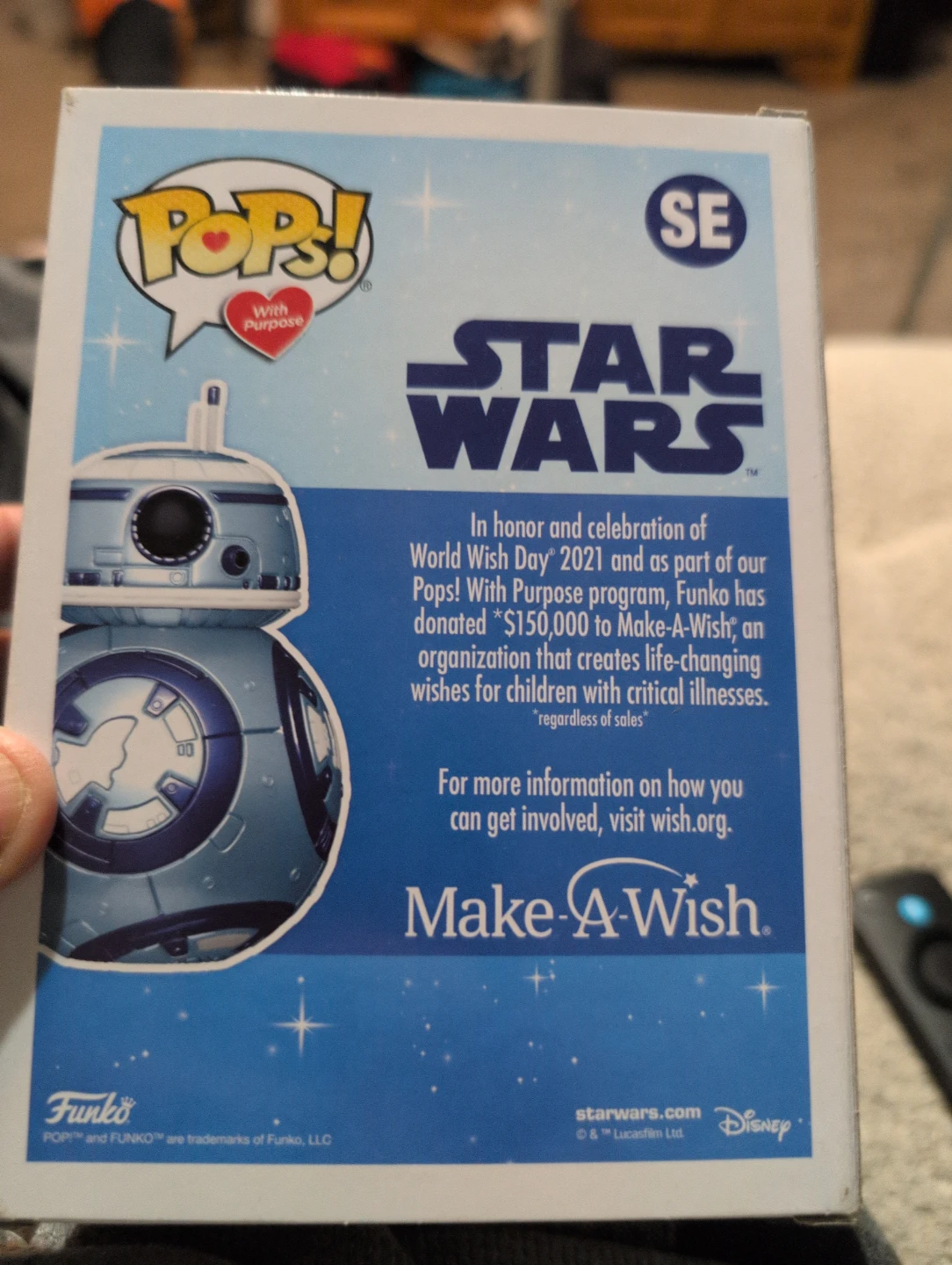 Funko Pop! Star Wars BB-8 Make-A-Wish Edition - photo 2