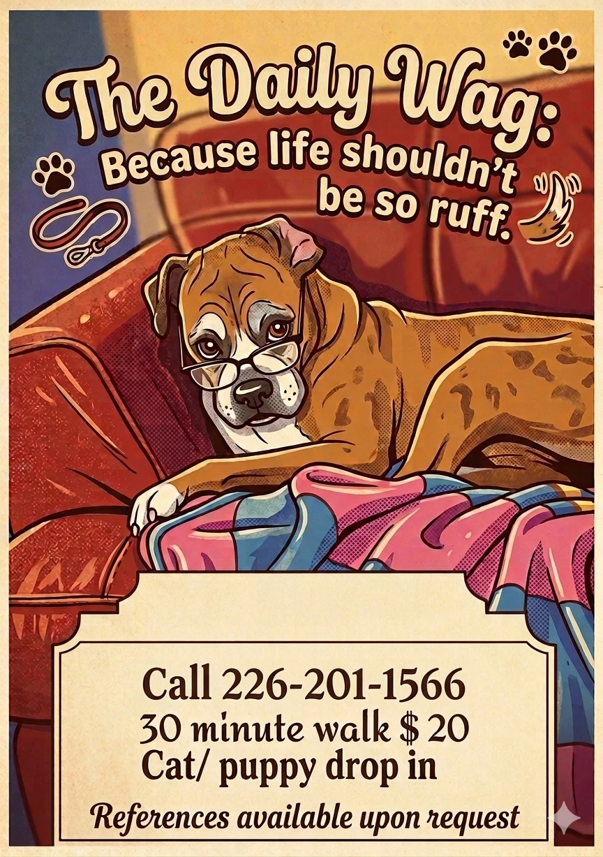 The Daily Wag - Dog Walking Services