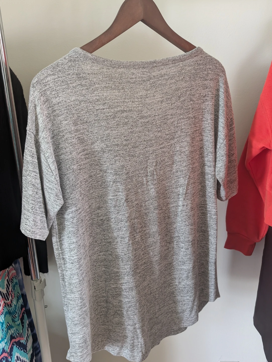 GAP Grey Heathered Short Sleeve T-Shirt - photo 3