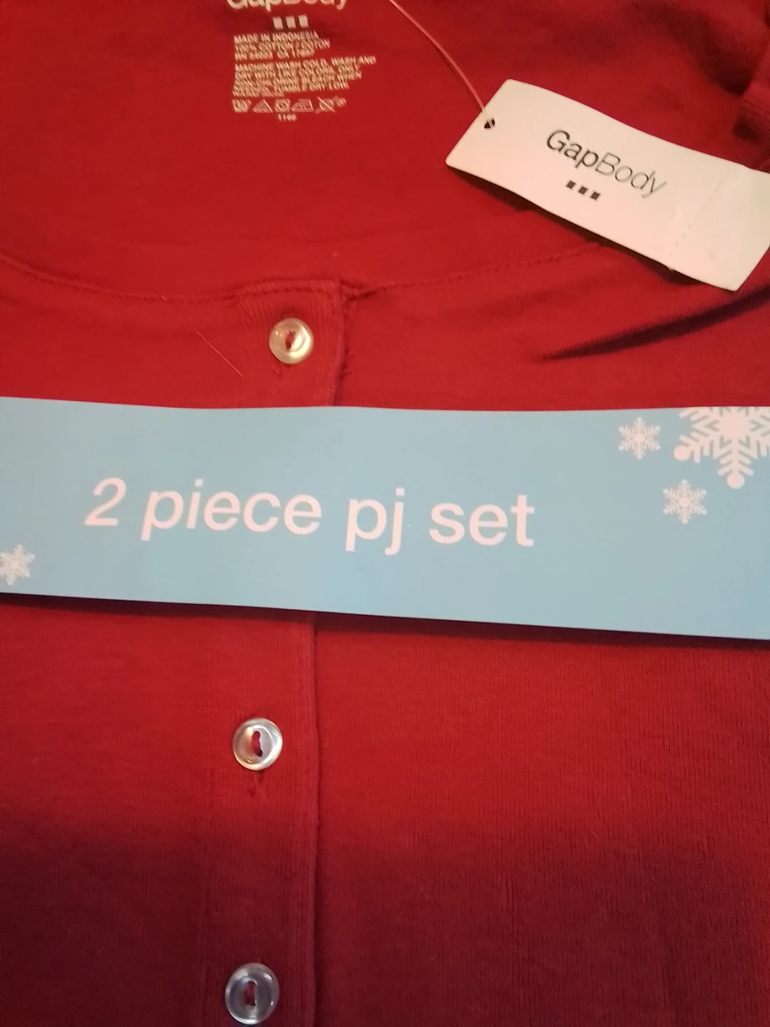 GapBody Women's 2 Piece PJ Set Size L - photo 2