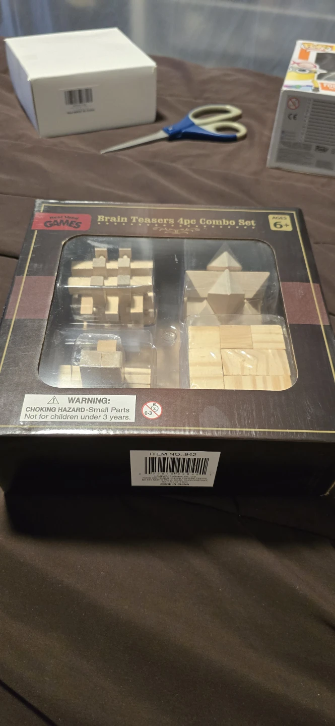 Next Wood Games Brain Teasers 4pc Combo Set - photo 3