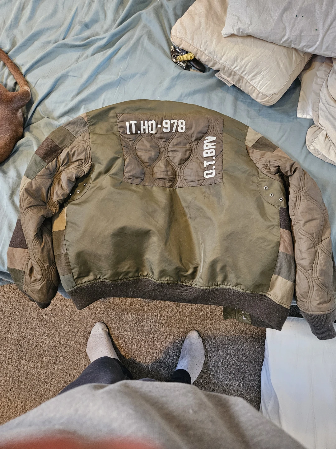Diesel Bomber Jacket - Patchwork Camo - photo 2
