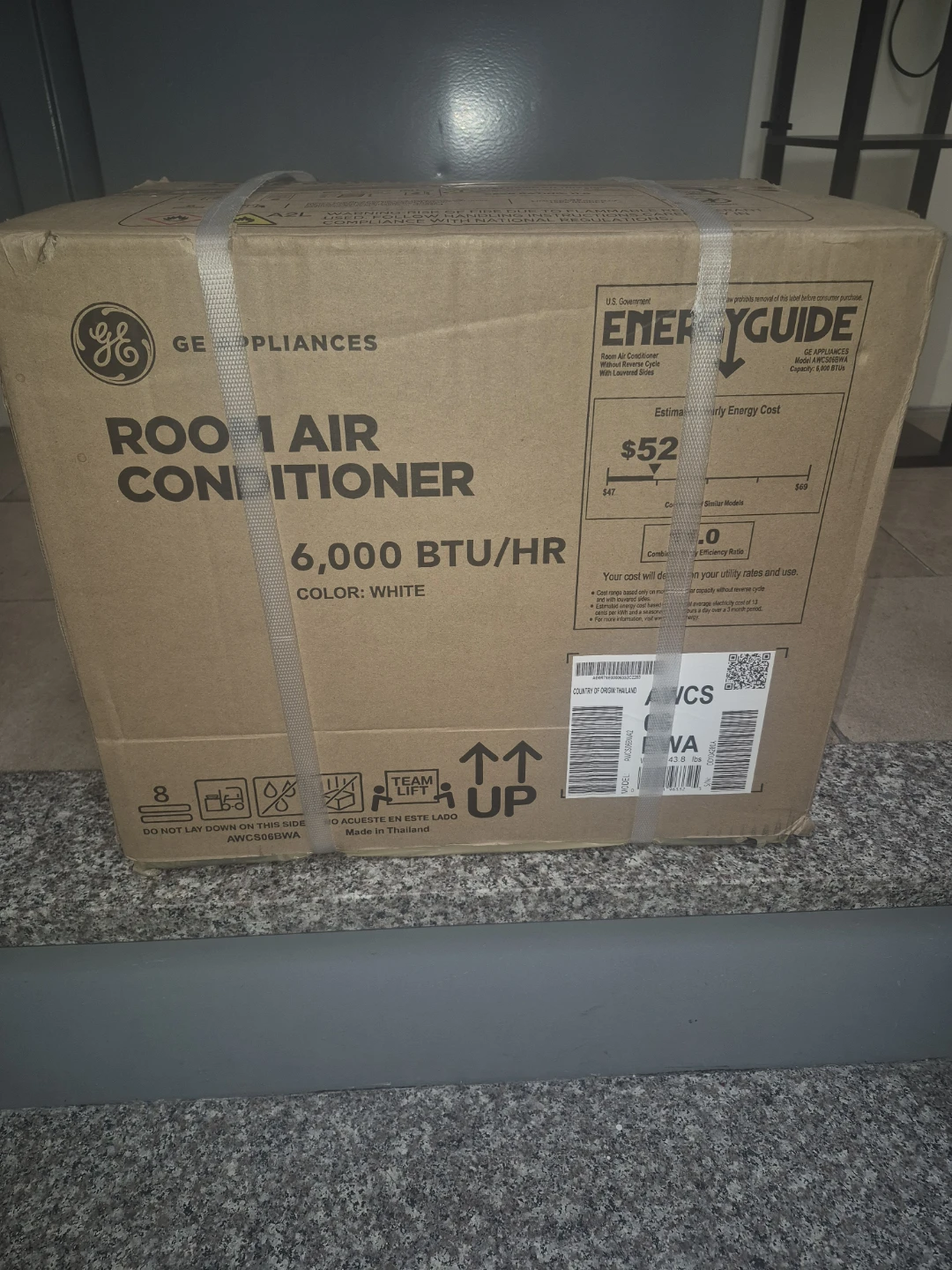 GE Appliances 6,000 BTU/HR Room Air Conditioner