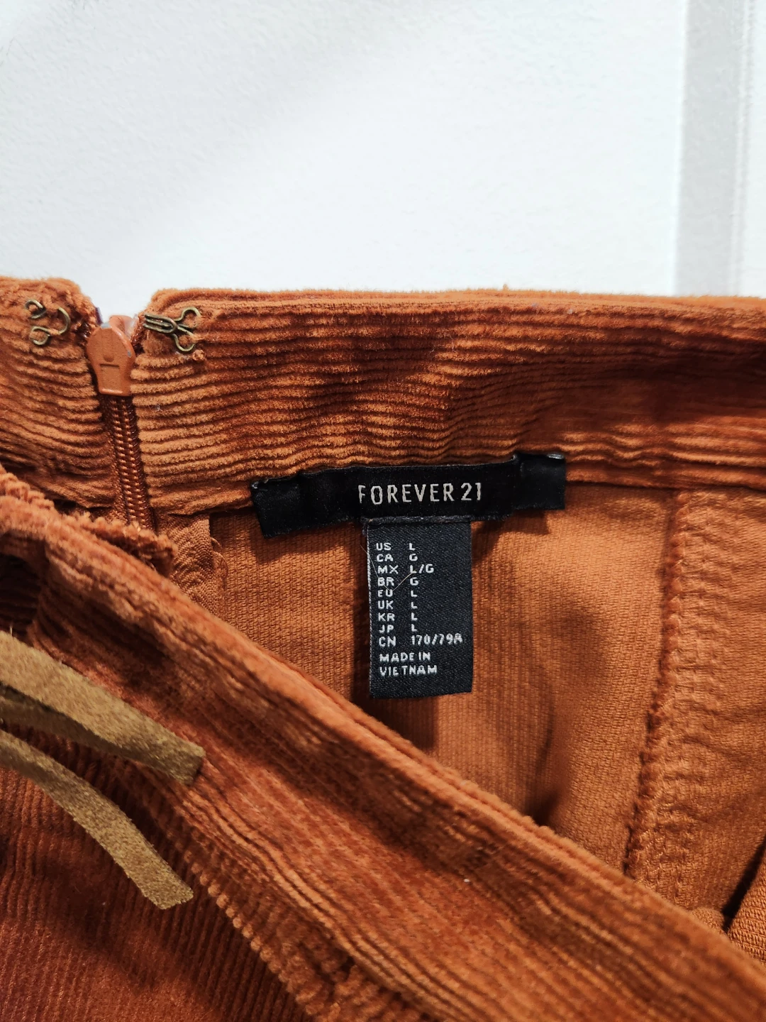 Forever 21 Corduroy Mini Skirt - Size L ⚽ - photo 3